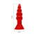 Baile Plug Anal Forma Bulbosa Color Naranja nº5