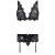 BELITA LC 90231 REGGISENO + SLIP + REGGISENO NERO L/XL nº4