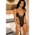 Body sexy negro de blonda negro