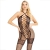 BODYSTOCKING NECK HALTER RED HEARTS BLACK