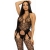 BODYSTOCKING DE RED CON TIRANTES TALLA NICA - NEGRO nº2