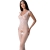 E - BS098 BODYSTOCKING BIANCO TAGLIA UNICA