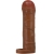 MANCHON DE PÉNIS POUR OIGNON AVEC EXTENSION DE 2,5 CM MULATT