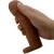 MANCHON DE PÉNIS POUR OIGNON AVEC EXTENSION DE 2,5 CM MULATT