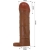 MANCHON DE PÉNIS POUR OIGNON AVEC EXTENSION DE 2,5 CM MULATT