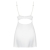 OBSESSIVE 871-CHE CHEMISE AND THONG WHITE nº3