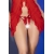 CR 4696 BABYDOLL & STRING SANS ENTREJAMBE ROUGE S/M nº4