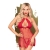 PENTHOUSE LIBIDO BOOST BABYDOLL AND THONG RED nº3