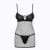 OBSESSIVE REDELLA CHEMISE AND THONG BLACK nº6