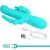 CAMMY 4 EN 1 VIBRATEUR MULTIFONCTION TRIPPLE RABBIT BLEU nº7
