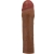 CHANE FUNDA PARA PENE CON EXTENSIÓN DE 5 CM MULATO