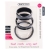 FLAT COCK RING SET BLACK nº1