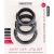 CONJUNTO DE ANÉIS PARA O PÉNIS ROUND COCK RINGS SET PRETOS n