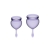 TAZZA MENSTRUALE SODDISFACENTE FEEL GOOD VIOLA 15 + 20ML