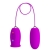 VIBRATORE RICARICABILE DAISY DUAL EGG VIOLA nº1