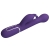 VIBRADOR COELHO DEJON 3 EM 1 MULTIFUNO ROXO nº3