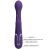 VIBRADOR COELHO DEJON 3 EM 1 MULTIFUNO ROXO nº8