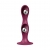 DILDO CINETICO DOUBLE BALL-R  WEIGHTED DILDO ROSSO SATISFYER