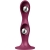 DILDO CINETICO DOUBLE BALL-R  WEIGHTED DILDO ROSSO SATISFYER