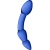 CHRYSTALINO SUPERIOR GLASS DILDO BLUE