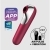 SATISFYER DUAL LOVE VIBRATOR WITH APP RED nº10