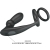 EMONI ANILLO PENE + PLUG ANAL 12 VIBRACIONES NEGRO nº5