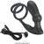 EMONI ANILLO PENE + PLUG ANAL 12 VIBRACIONES NEGRO nº6