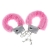 Manette in peluche rosa