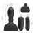 Estimulador Anal Harriet Inflable USB Silicone Negro nº4