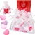 Expositor 12 bolsitas sales corazones baño aromático fresa