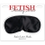 Fetish fantasy mascara satinada negra