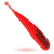 FOCUS POTENTE VIBRADOR TOUCH ROJO nº2