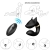 FOX VIBRADOR PAREJAS CONTROL REMOTO NEGRO