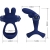 FRANCISCO DOBLE ANILLO VIBRADOR RABBIT AZUL nº6
