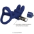 FRANCISCO DOBLE ANILLO VIBRADOR RABBIT AZUL nº8