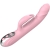 VIBRADOR DE COELHO TOTALMENTE ROSA EFEITO DE CALOR nº3