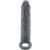 FUNDA DE PENE DE PIEL REALÍSTICA GRIS OSCURO