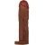 GERD FUNDA PARA PENE CON EXTENSIÓN DE 7.6 CM MULATO