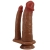 GORAN DOPPIO DILDO REALISTICO NATURALE MULATO