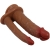 GORAN DOPPIO DILDO REALISTICO NATURALE MULATO nº1