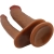 GORAN DOPPIO DILDO REALISTICO NATURALE MULATO nº2