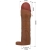 MANCHON DE PÉNIS HANI AVEC EXTENSION DE 5 CM MULÂTRE nº4