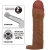 MANCHON DE PÉNIS HANI AVEC EXTENSION DE 5 CM MULÂTRE nº5