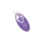 HAPPINESS MY ORGASM EGGSPLODE VIBRATEUR VIOLET TÉLÉCOMMANDE