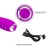 VIBRATEUR ÉLECTROCHOC RECHARGEABLE HECTOR-IMPERMÉABLE VIOLET