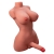 LINDO LADY BOY TORSO FEMININO COM DILDO COM VIBRAÇÃO E IMPUL