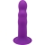 Hitsens 3 - vibrador de silicone roxo de dupla densidade