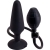 Plug anal gonflable L - noir