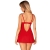 INGRIDIA CHEMISE E PERIZOMA ROSSO M/L nº1