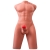 JASON MEZZO CORPO TORSO MASCHILE REALISTICO CON SPINTA E VIB